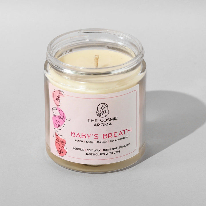 Baby's Breath Good Mood Candle The Cosmic Aroma