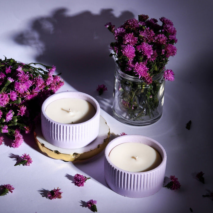 Mini Lavender Candle The Cosmic Aroma