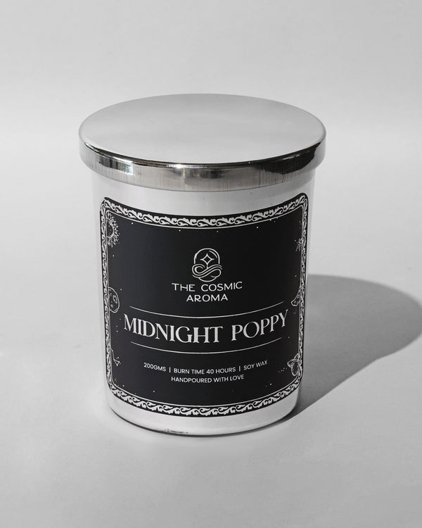 Midnight Poppy Candle The Cosmic Aroma